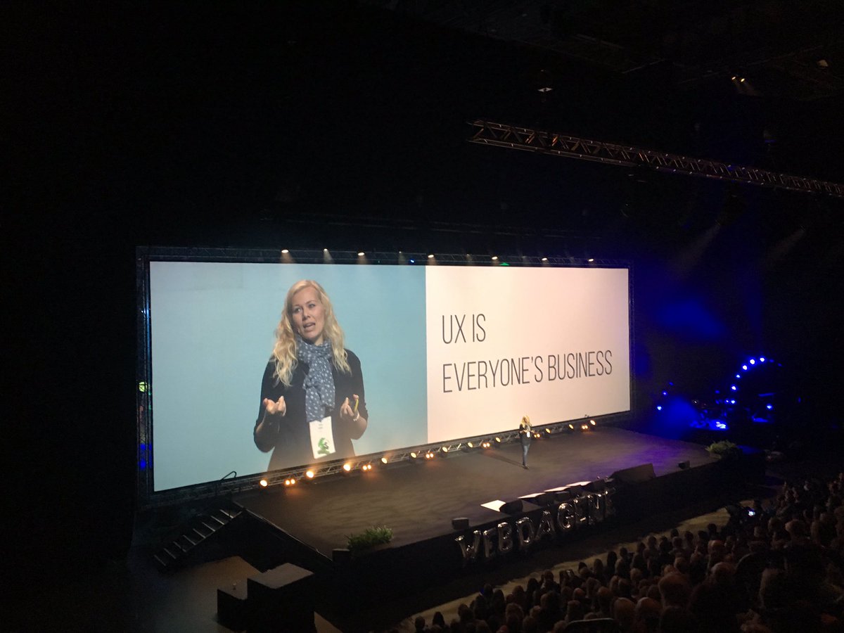 vangenplotz's tweet photo. @trinefalbe on #webdagene: If you don't want to deal with UX you don't want to deal with the product. https://t.co/2YtrSGXMHV