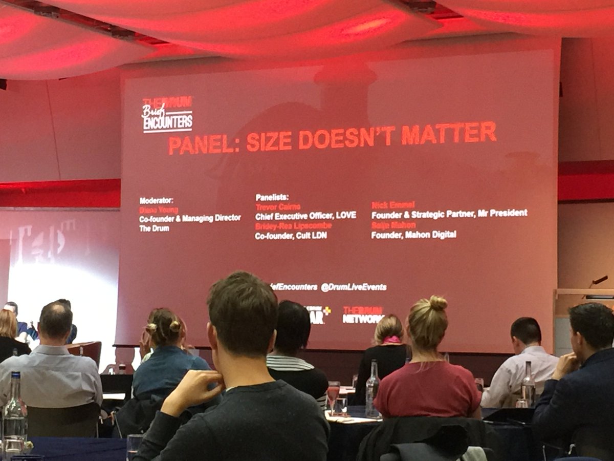 LanaCooper3's tweet photo. Do brands really care what agencies stand for? I'd say so #meaningful @HavasMediaUK @drumliveevents #briefencounters https://t.co/MbE0ugcGCG