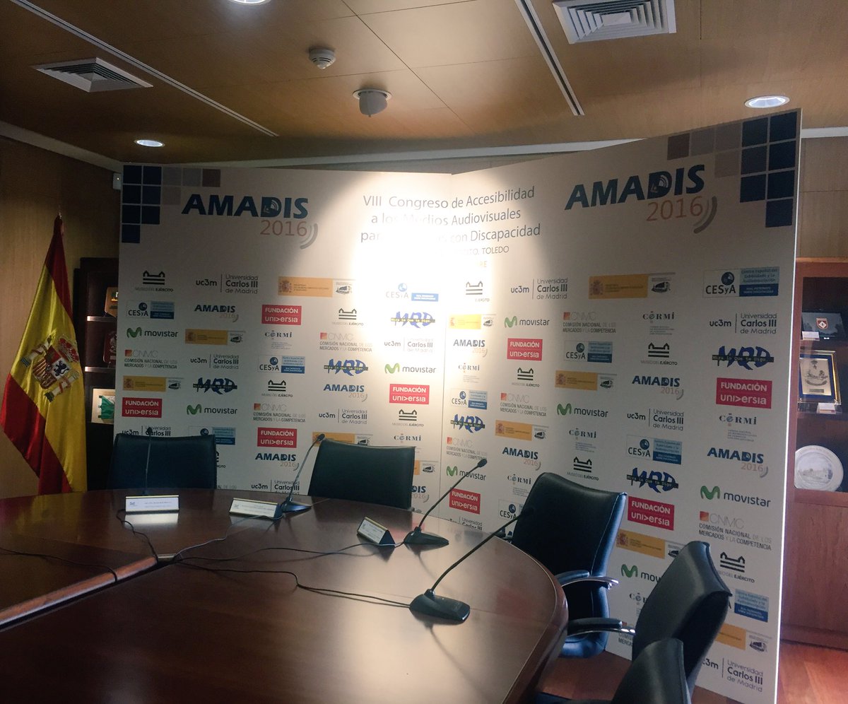 cesyaes's tweet photo. A punto de empezar la rueda de prensa del Congreso #Amadis16 https://t.co/k9DJAVKgkl