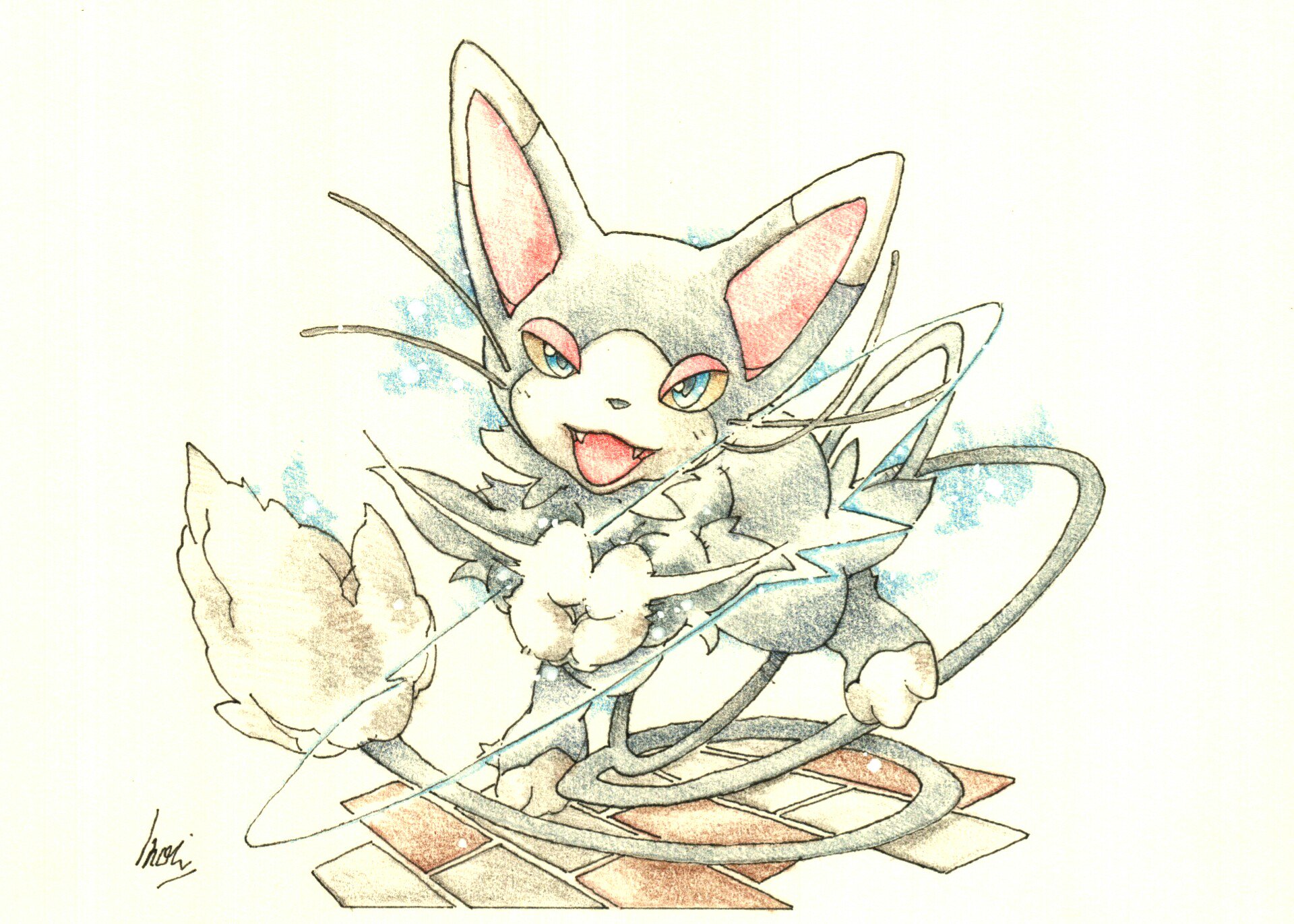 Inori アカウント引っ越し中 Twitterissa 今日のポケモン図鑑 ｎｏ ４４４ ニャルマーの ねこだまし T Co Snuajpicrp Twitter