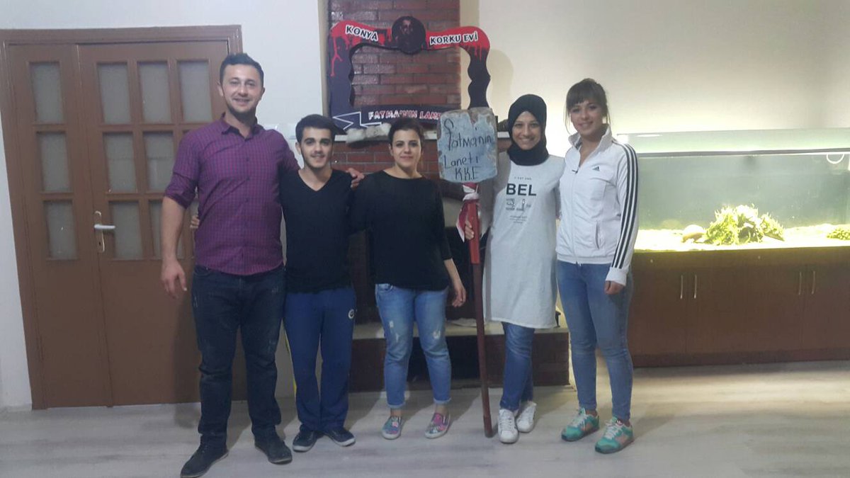 Fatma'nın Laneti ekibimize teşekkür eder #korku #korkuevi #konyakorkuevi