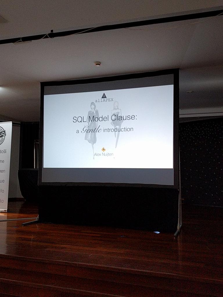 ASQLBarista's tweet image. @alexnuijten talking about #sqlmodel clause at #hroug - gentle introduction always a great idea