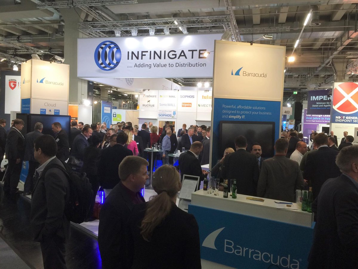 Thanks everyone visiting us @ it-sa Messe in Nürnberg! #VAR #VAD #Channelbiz