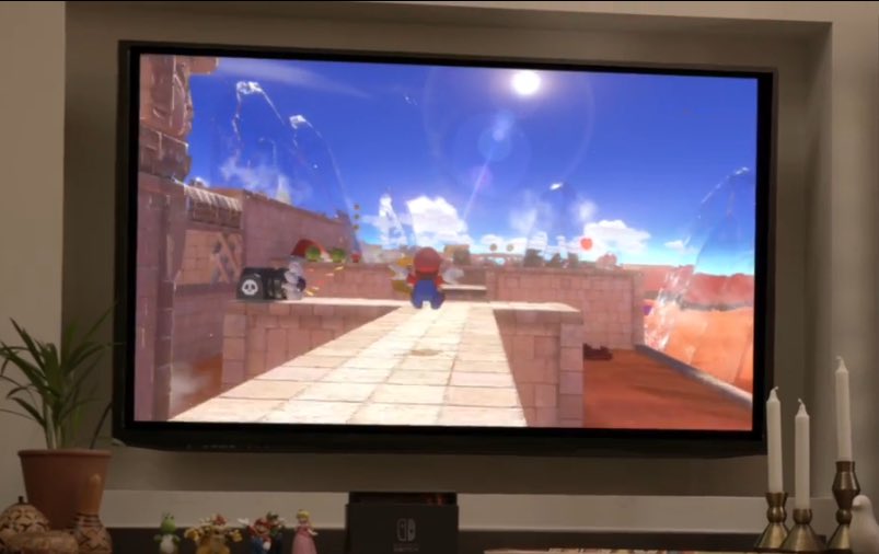 ロジー マリオファン בטוויטר 3dマリオ新作まとめ 三段ジャンプ復活 幅跳び続投 3dマリオでは無敵で高速移動する際に見られる腕を広げるモーションが幅跳び後に再生されている キラー登場 舞台は宇宙 どこかの砂漠の惑星 街には噴水が見受けられる