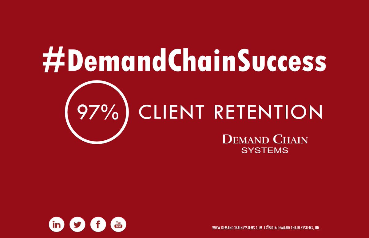 DemandChainSys's tweet photo. Did you know DCS has over 97% client retention? @Demandchainsys #DemandChainSuccess #CRM https://t.co/UOamAReIHl https://t.co/OTuJH2H2uL