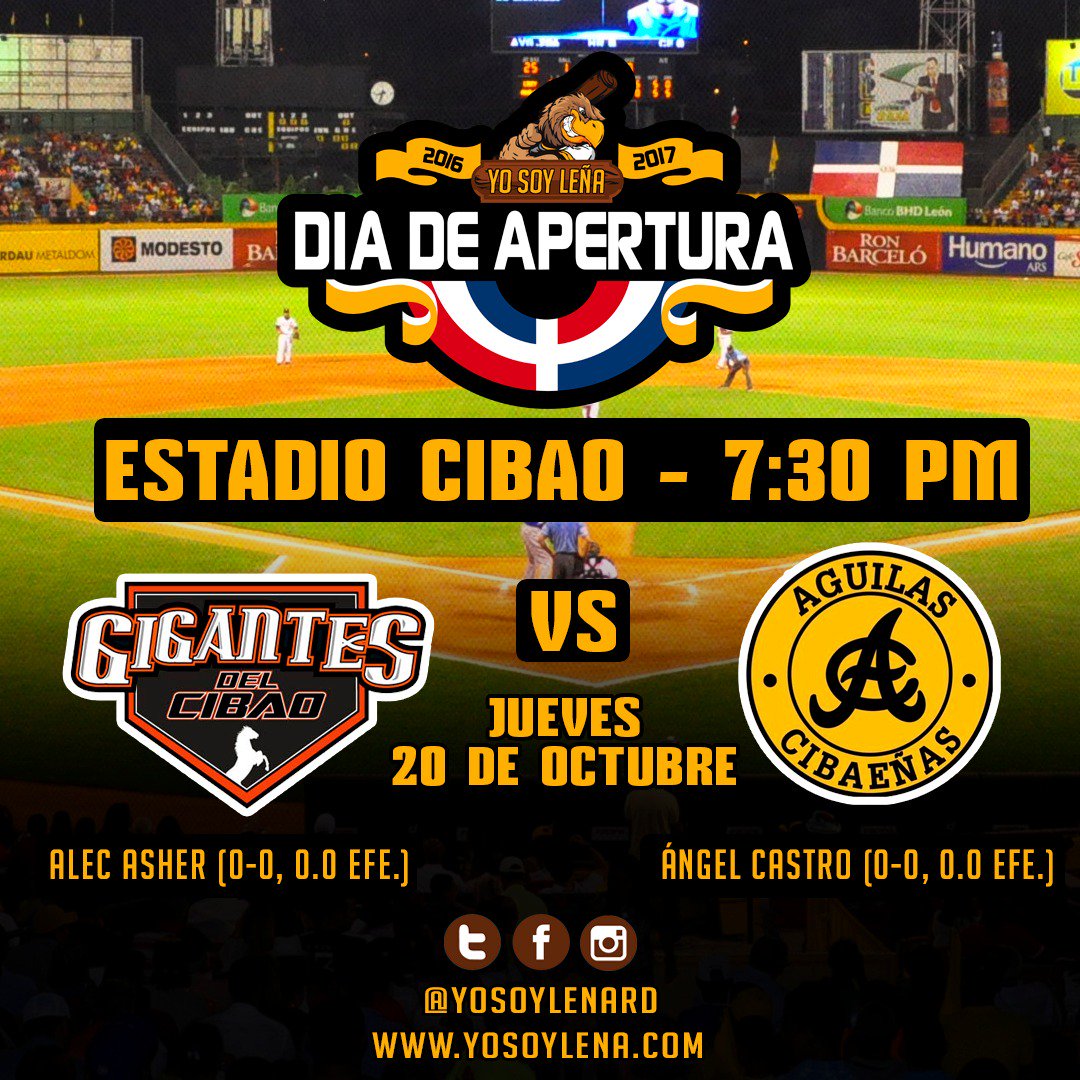 Cartelera de apertura de temporada.. #YoSoyLeña