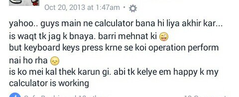 brittle76's tweet image. Three years ago today, I posted thiss on my fb 😜😜😜
My First Calculator..  C# 
cause I #SeeSharp 😉😉