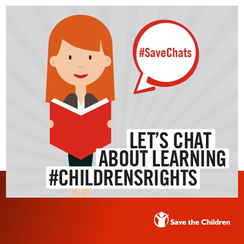 SaveChildrenSA's tweet photo. Many children will grow up never being able to read this tweet. Be part of the change โ #ChildrensRights conversation.
#SaveChats https://t.co/iPS6ZByaoL
