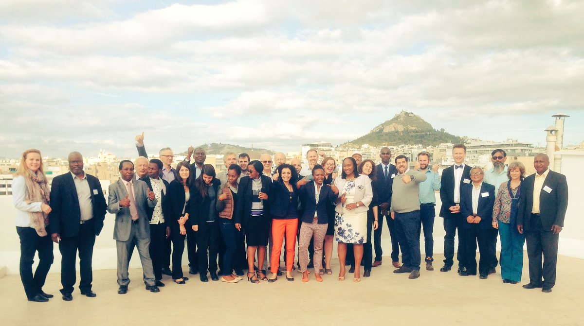 Thumbs up. CAAST-Net Plus partners come to the end of  2016 AGM. We're looking forward to achieving our goals in 2017. Together, we can.