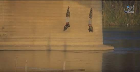 conflicts2016's tweet image. ИГ (организация запрещена во многих странах мира) опубликовали фотографии расправы над пленными пешмергами, которых ранее взяли в плен.