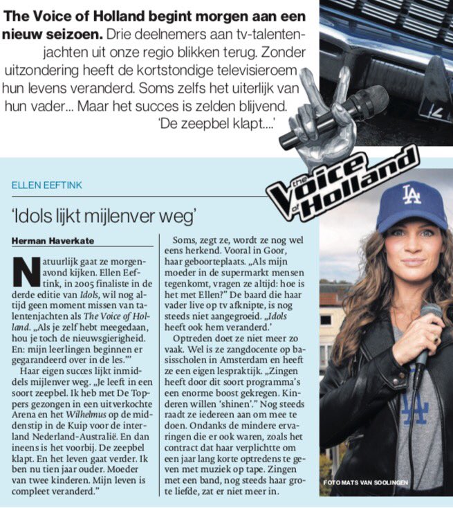 elleneeftink's tweet photo. Grappig. Lees het hele artikel in TcTubantia Twente Vandaag. #Idols2005 #talentenjacht #zingen https://t.co/SOP1Cx4uhU