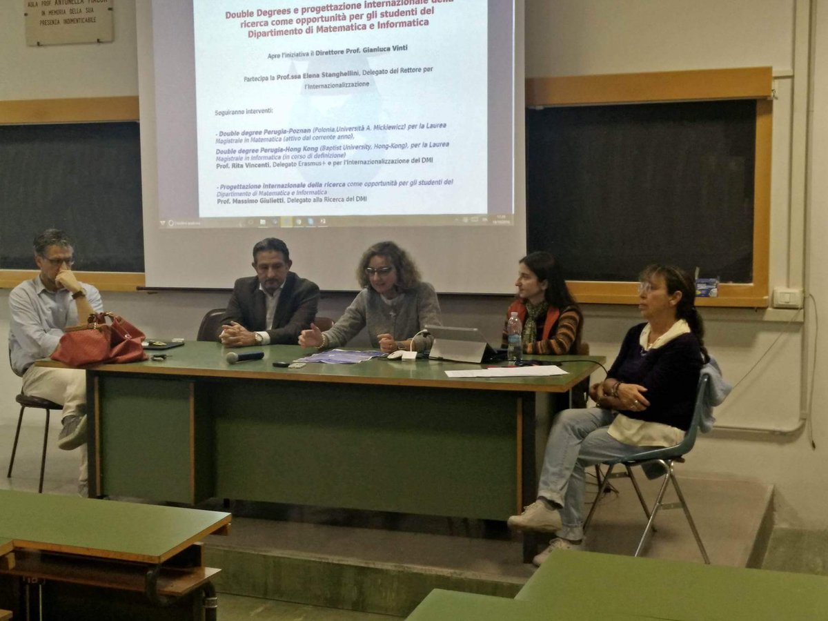 HKBU-UNIPG Exchange Programme al suo 5° anno, alla settimana internazionale <a href="/DMIunipgAlumni/">DMI Unipg Alumni</a>