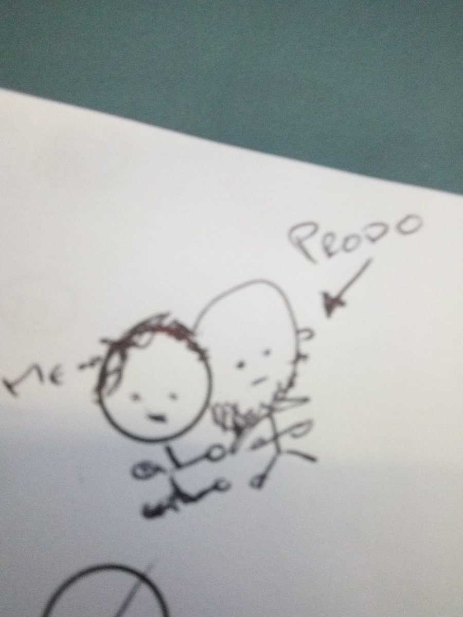 JoeWoodford's tweet photo. @ProdoDigital didn't take a selfie with you. So I drew one! #UKInbound2016 https://t.co/jkhDxuzqtD