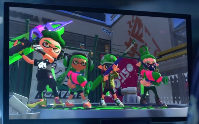 Mario_eSR's tweet photo. 本日公開された任天堂の新型ハードNXの初公開映��にスプラトゥーンのプレイ映像が流れました！
スプラトゥーンのシリーズ2作目も確定か！？
https://t.co/MyHK3U5LfJ
#NX https://t.co/pX9roEKvtx