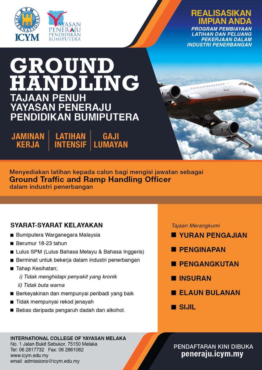 Twt Penganggur On Twitter Program Pembiayaan Latihan Dan Peluang Pekerjaan Dalam Industri Penerbangan
