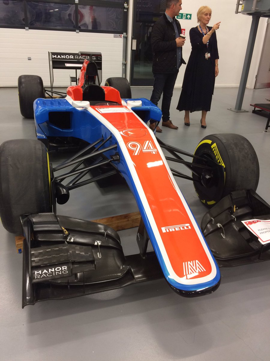 Big thank you to <a href="/ManorRacing/">Manor Racing</a> for giving the UTC your show car for the open evening!