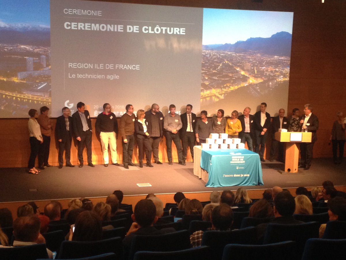 Une délégation Ile de France bien représentée pour la remise des prix #gemorange bravo à tous