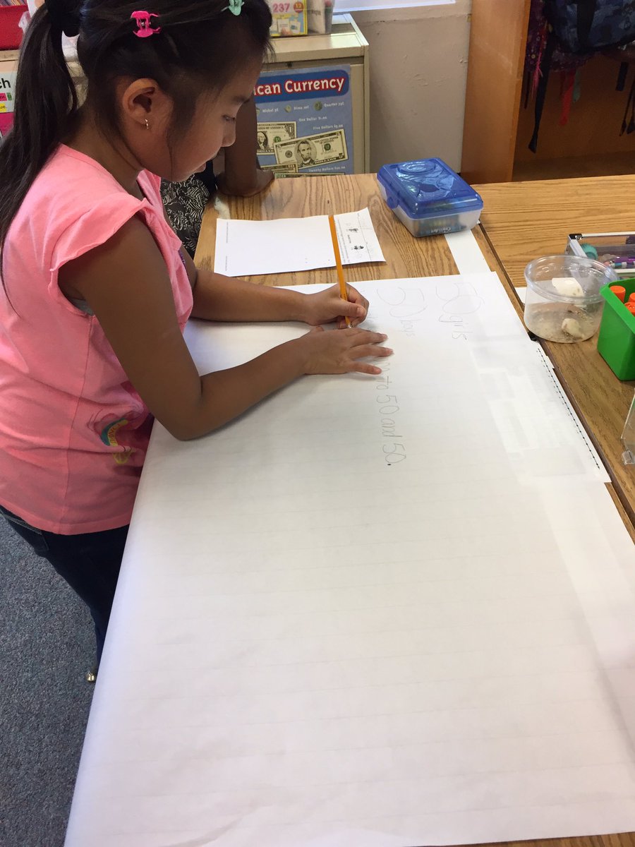 mrsadamsclass17's tweet photo. Working together on our first math task #mathworkshop #groupwork https://t.co/XNUyZdTyEl