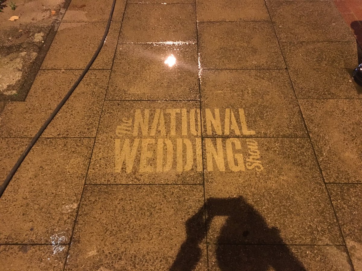 CleanAbsolute's tweet photo. Clean Ads went out this morning in Manchester. Show runs from 22nd to 23rd.
#reversegraffiti #cleanads #thenationalweddingshow https://t.co/ZDAT3Rbe8z