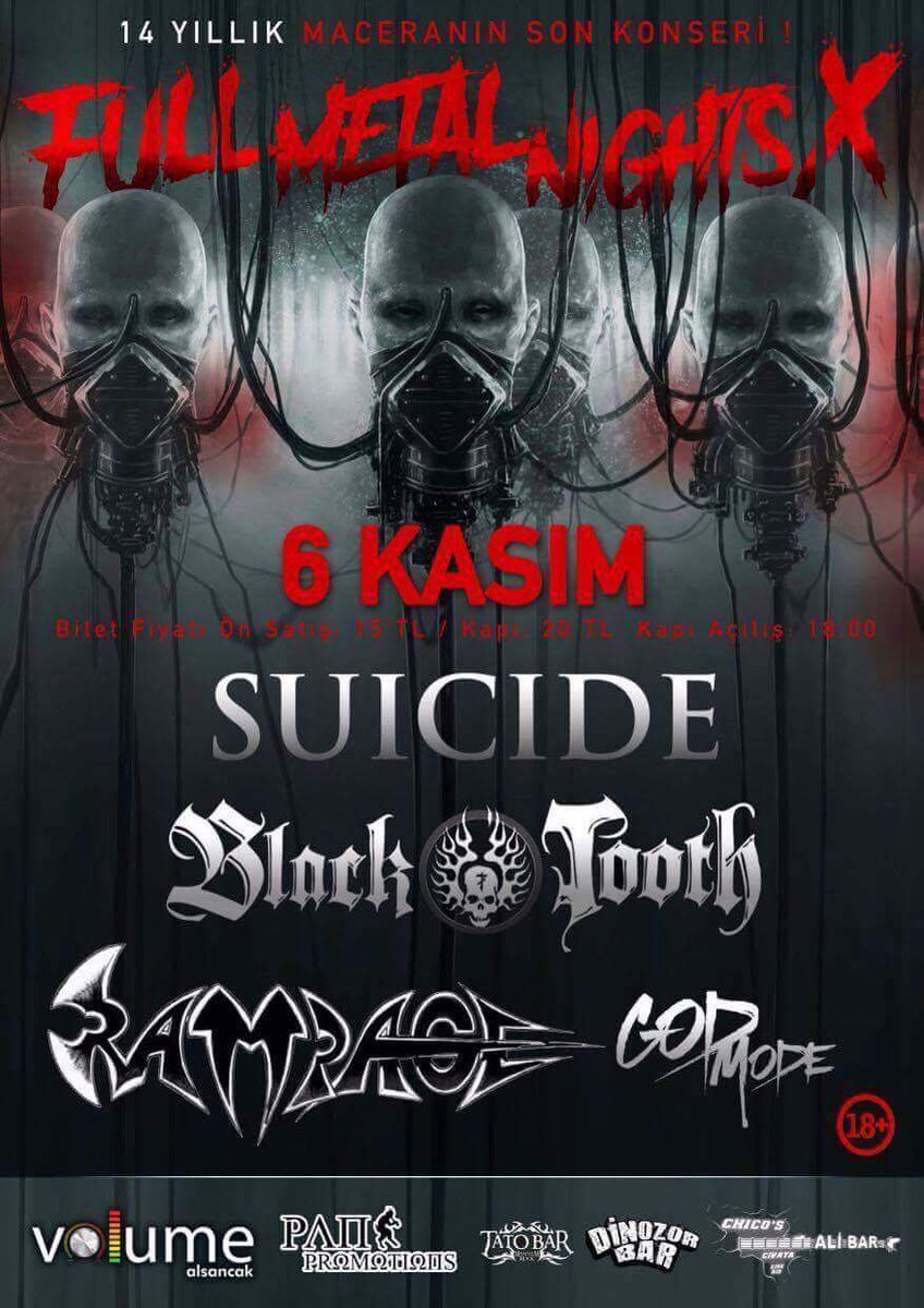 6 Kasım @ Volume Alsancak İzmir