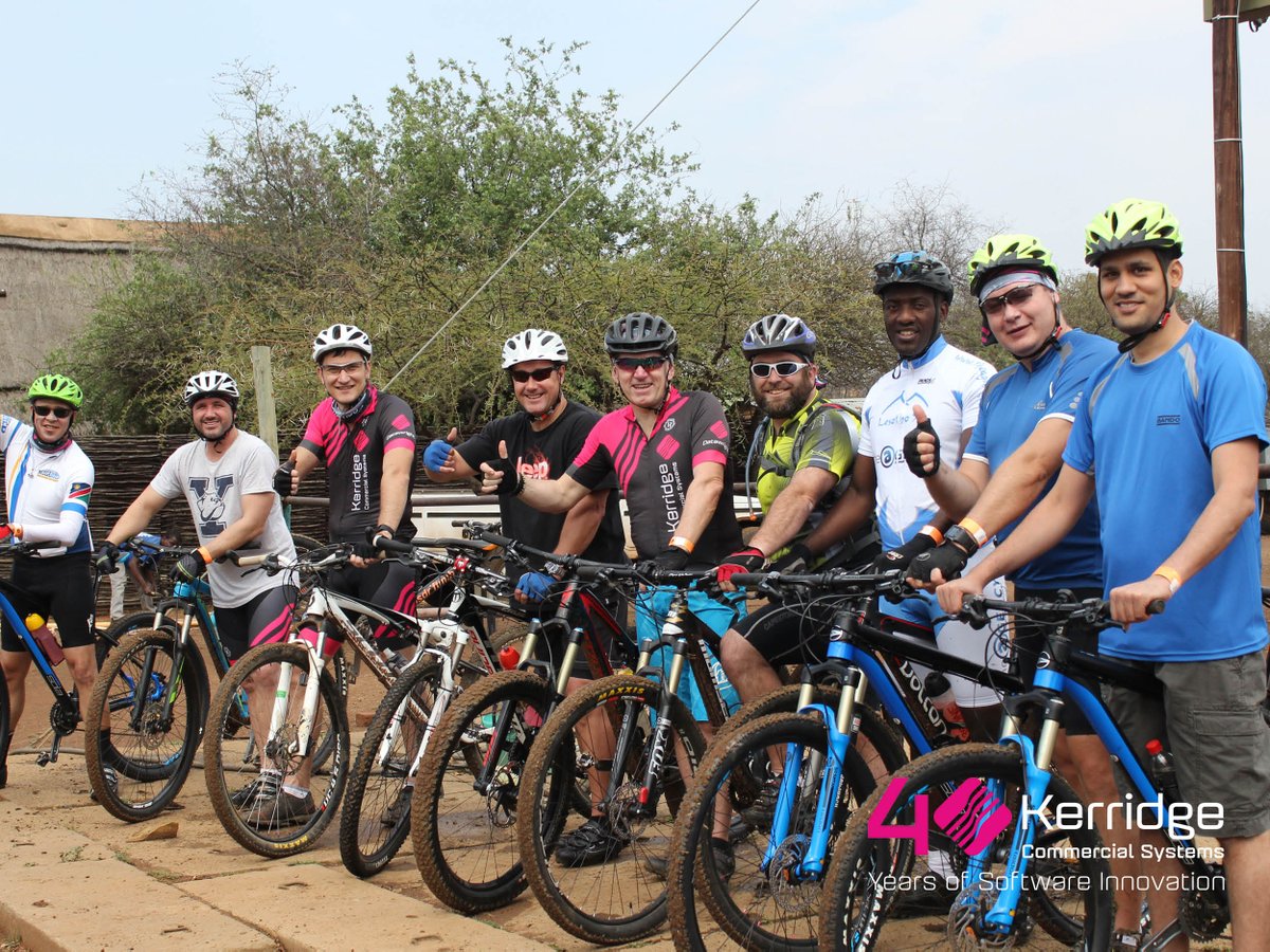 kerridgecs_za's tweet photo. What a great start of our customer conference #mountainbiking #CC16SA #kerridgecs @theblades #blades https://t.co/hmBqYsHOPA