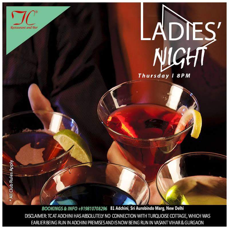 tcnewdelhi's tweet photo. @Sodelhi #Ladies #just like many #years now every #Thursday is yours @tcnewdelhi #adchini make the most of it #enjoy https://t.co/lEijYNGFOR