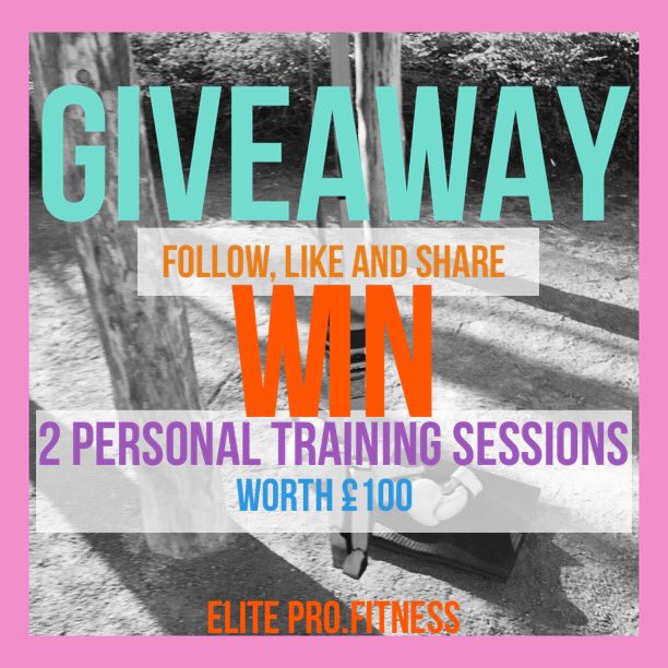 ✨COMPETITION TIME✨
WIN 2 personal training sessions in the comfort of your own home (worth £100)
FOLLOW, LIKE AND RT
ENDS SUNDAY! #retweet