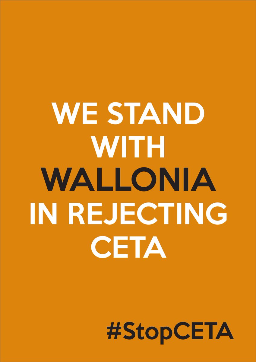 Hold on there #Wallonie!! We support you #STOPCETA