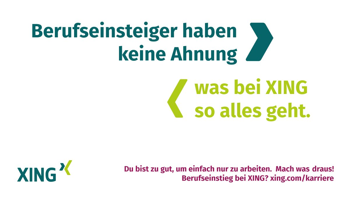 newwork_careers's tweet photo. Bei uns geht einiges - also los bewerben! Berufseinstieg bei XING. https://t.co/rDKuABqIds @OnKarrieretag #okt16 https://t.co/czpu3ilQun