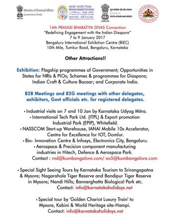 IndianDiplomacy's tweet photo. Calling all Overseas Indians
Here's everything you need to know about the 14th Pravasi Bharatiya Conv.
Know more: https://t.co/Yg1KB0QSMq https://t.co/IJIXluS1CZ
