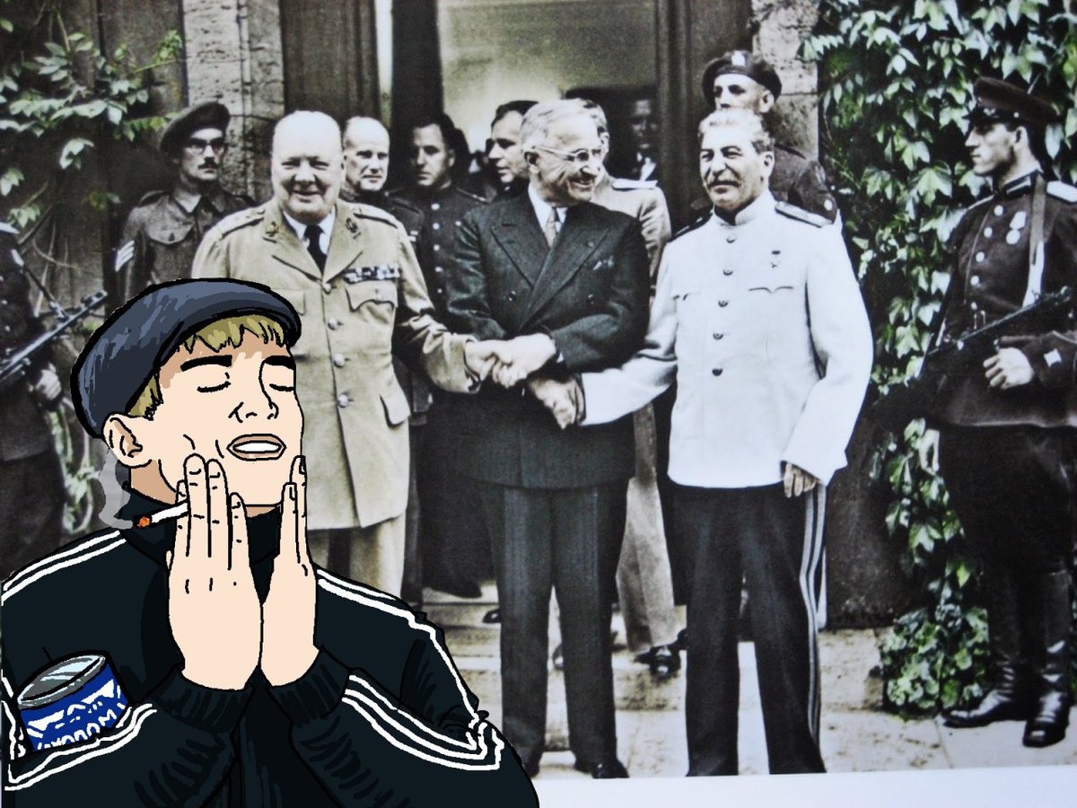 slavarnir's tweet photo. That is moment when the grat Stalin even wor Adidas panties to meetings. #adidas #ripstalin https://t.co/CoNQSFNkel