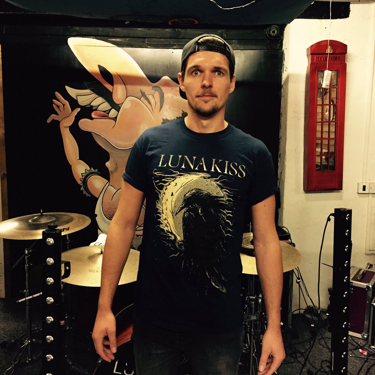 LunaKissBand's tweet photo. Get yourself an LK T with code IWONTFALL for 20% off this cheeky number. https://t.co/dfuHOzPnZS #crowface https://t.co/C6vnMWZEE3