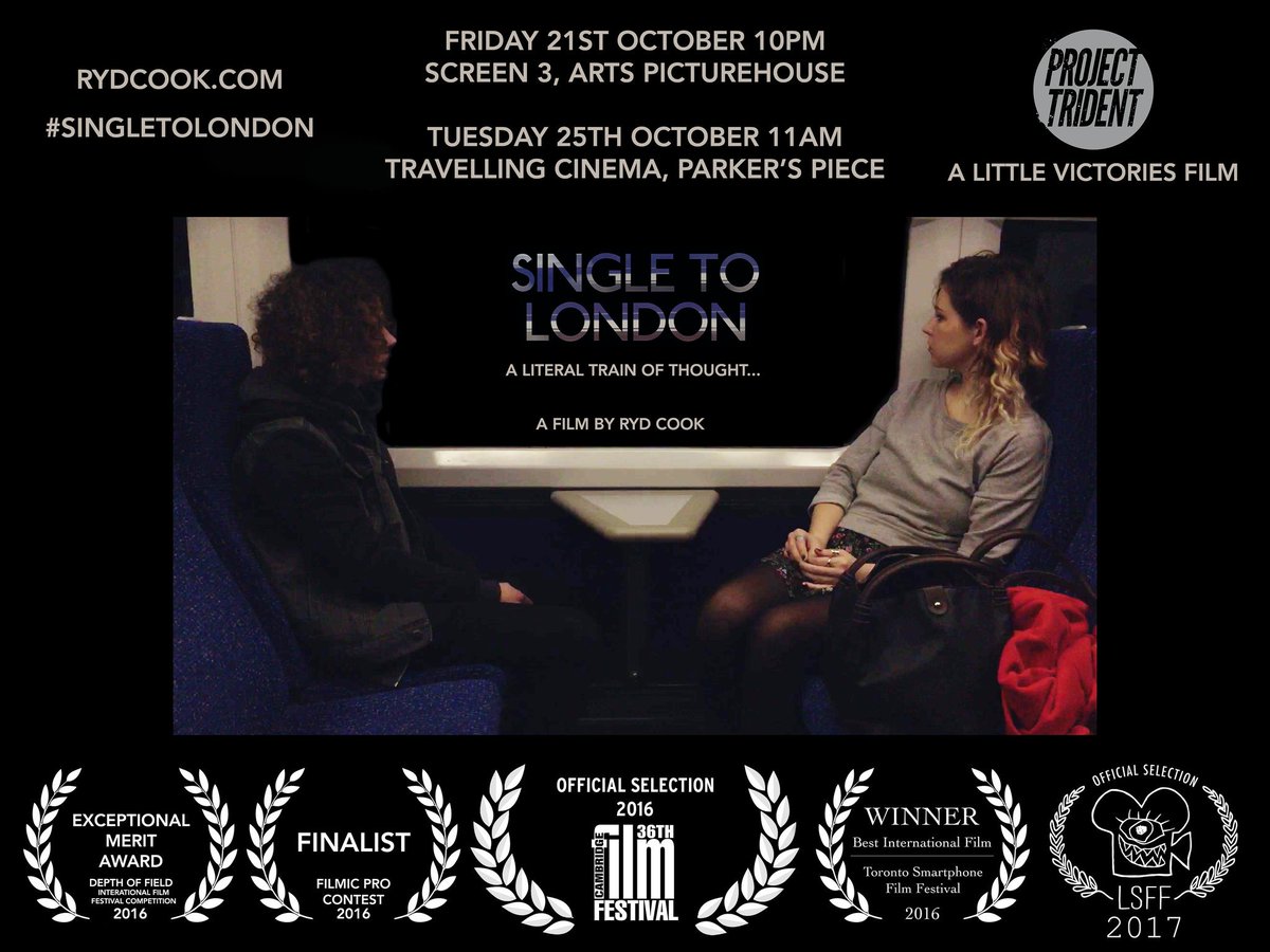 RydCook's tweet image. #SingletoLondon a relatable film about anxiety &amp;amp; courage screening tomorrow night @camfilmfest #CamFF tickets here: picturehouses.com/cinema/Arts_Pi…