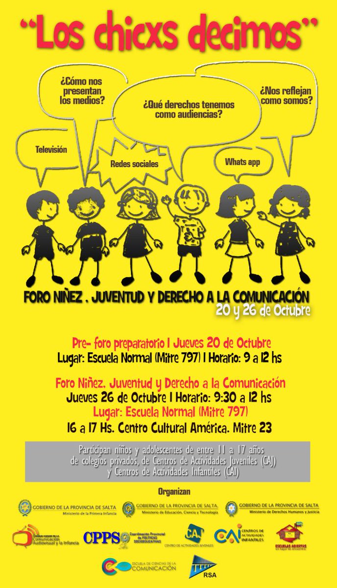 4 foro de Niñez, Juventud y derecho a la comunicación #PoliticasSocioeducativas <a href="/aniberruezo/">analia berruezo</a> <a href="/fguillesaavedra/">GUILLERMO SAAVEDRA</a>