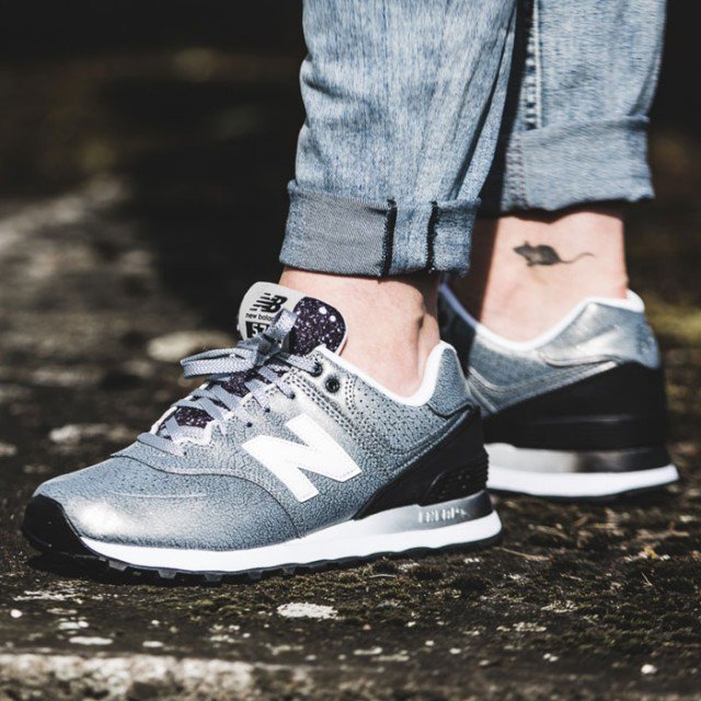 new balance 574 gradient silver
