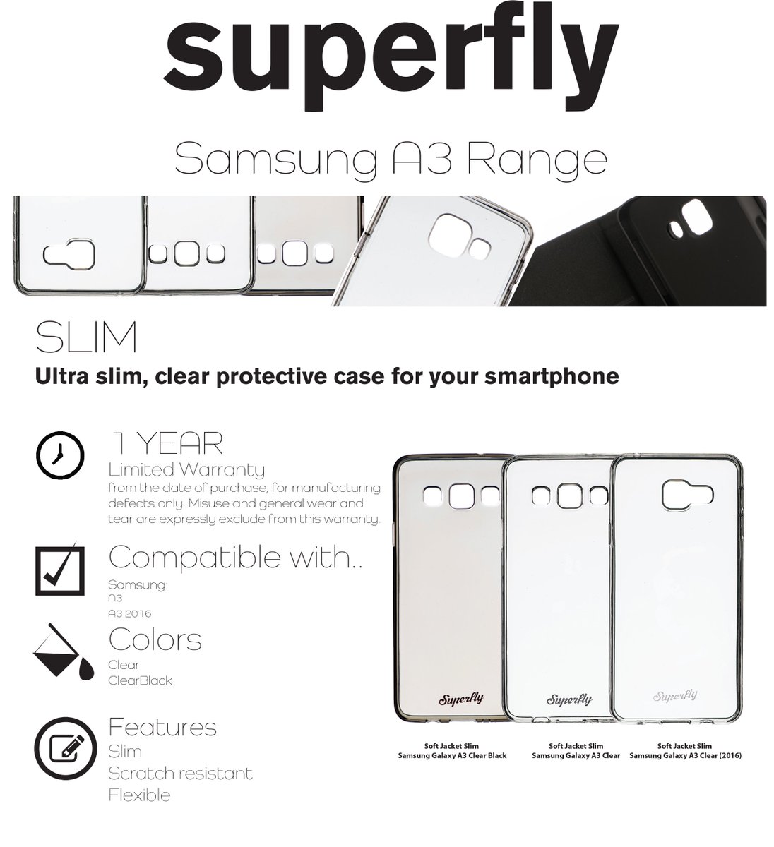 _Superfly_'s tweet photo. #Samsung A3 Range.
Stay Stylish with Superfly
#Superfly #SamsungMadFun #air #jacket #smartphone #clear #protection #flexible https://t.co/UwN3cgUN3b