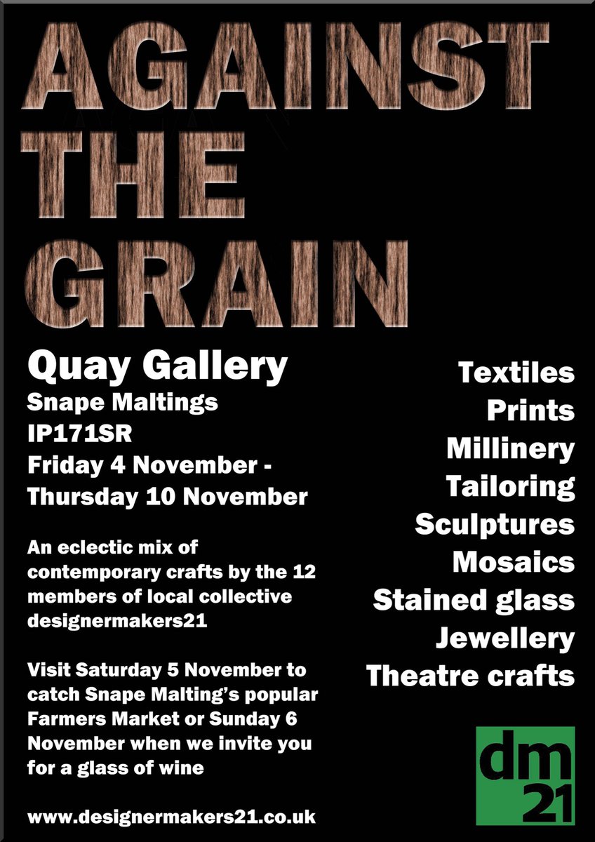 In November our members are exhibiting at the Quay Gallery @snapemaltings Do come and join them!