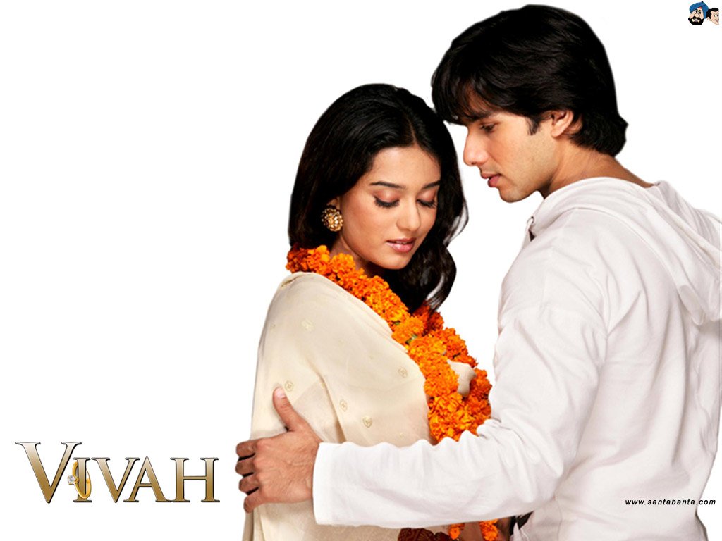 Vivah. | Amrita rao, Shahid kapoor, Bollywood couples
