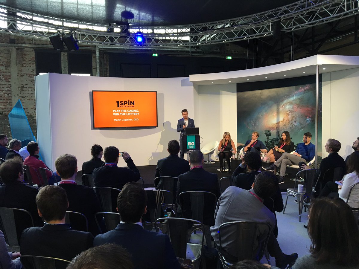 gamcrowd's tweet photo. Congratulations 1 Spin Millionaire for winning @EiG_Gaming launchpad in partnership with @gamcrowd @TotallyGamingHQ #EiG #eig2016 #EiGBerlin https://t.co/clkGbLgOSU