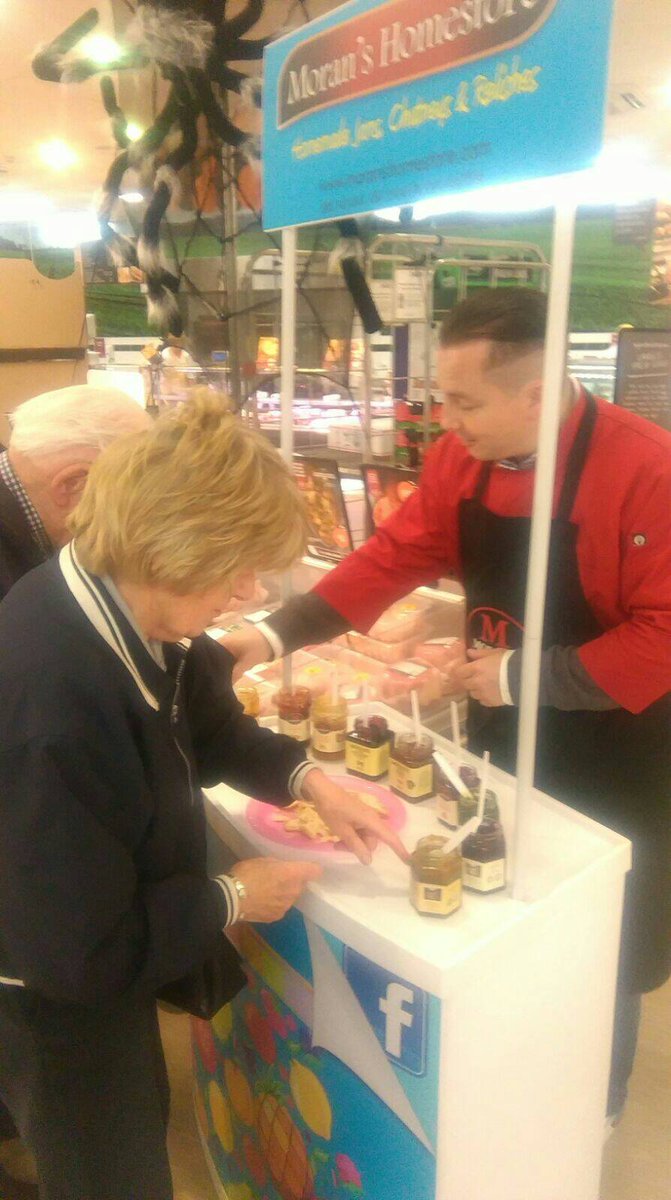 Tasting in store today till 14:30 enjoy some @moranshomestores jams, chutneys and relishes 😊