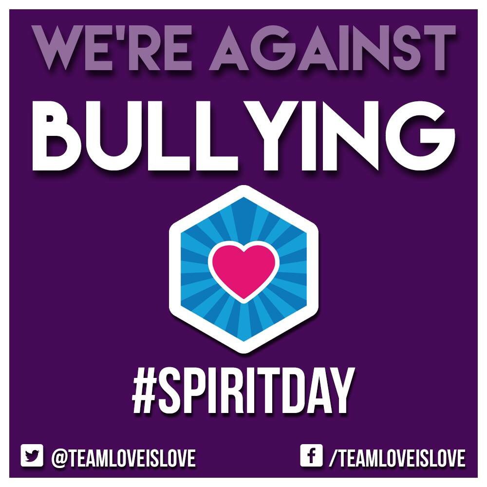 We’re Going Purple for #SpiritDay  
Take a stand against bullying and support #LGBT youth #SpiritDay2016