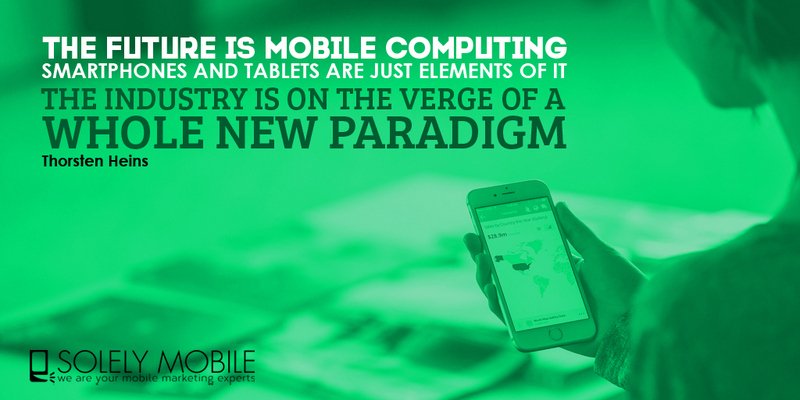 The future is mobile computing..  #SolelyMobile