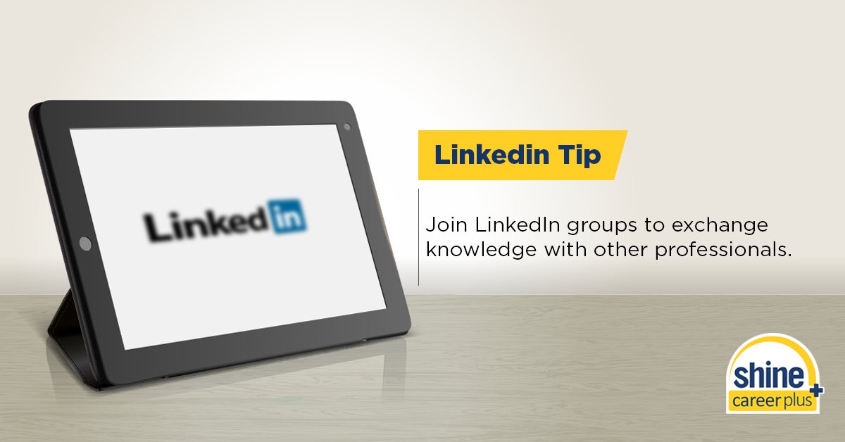 ShineCareerPlus's tweet photo. Do you know people who participate in conversations on #LinkedIn groups are five times more likely to get profile views #LinkedInTip #Career https://t.co/SItNq0A2jm