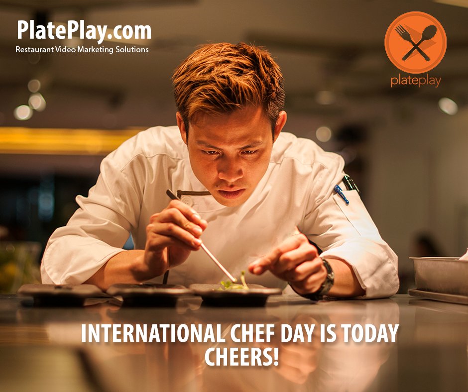 PlatePlay's tweet photo. @claudebosi Happy International Chef Day! https://t.co/rkB30opW2h