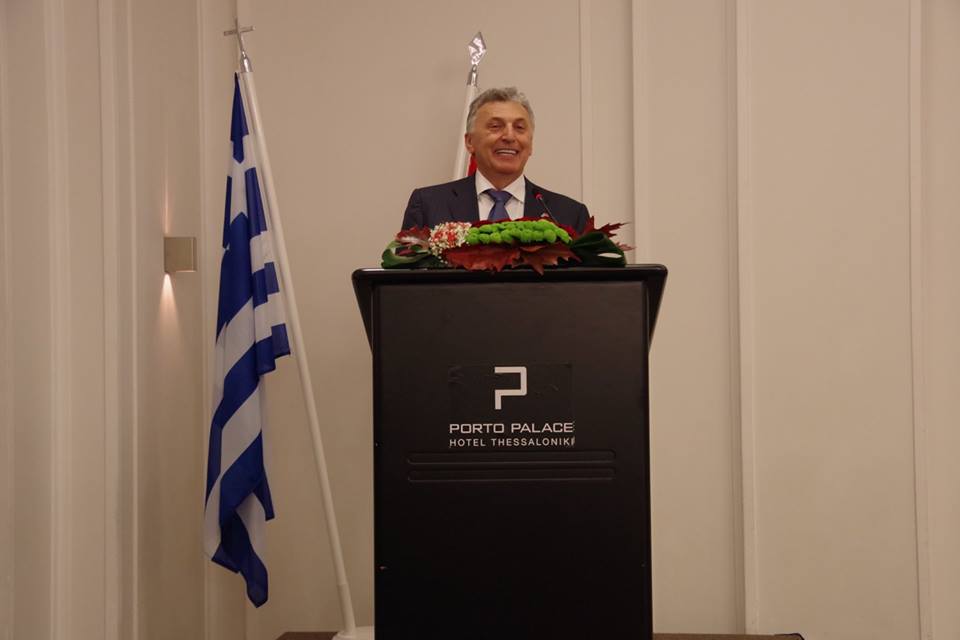 GREKOMANIACOM's tweet photo. Σε μια λαμπρή τελετή πραγματοποιήθηκαν χθες τα εγκαίνια του επίτιμου Προξενείου της Λευκορωσίας στη Θεσσαλονίκη https://t.co/z366R7ZvkI https://t.co/4fbUbdopX4