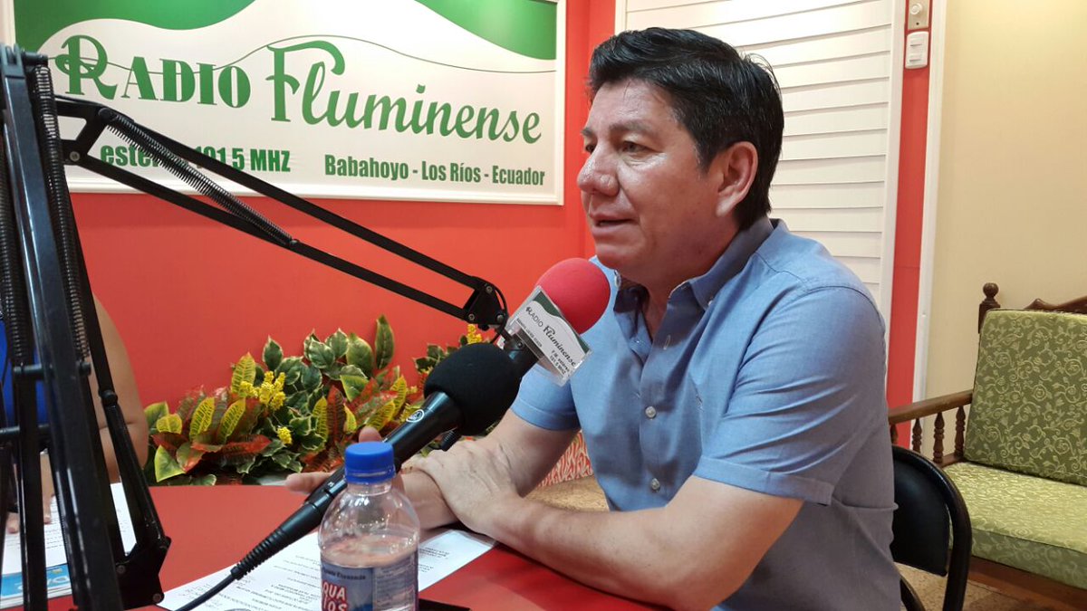 Escúchame en directo por Radio Fluminense 101.5 FM para informar actividades de la Alcaldía de Babahoyo.