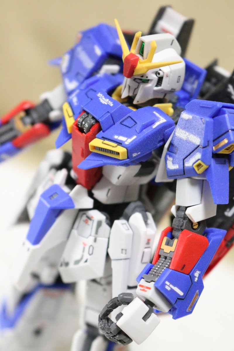 O Xrhsths とんにゃん 5 6 Sto Twitter Rg Zガンダム出来たので 撮影してみました 塗装はしてません デカール貼っただけです