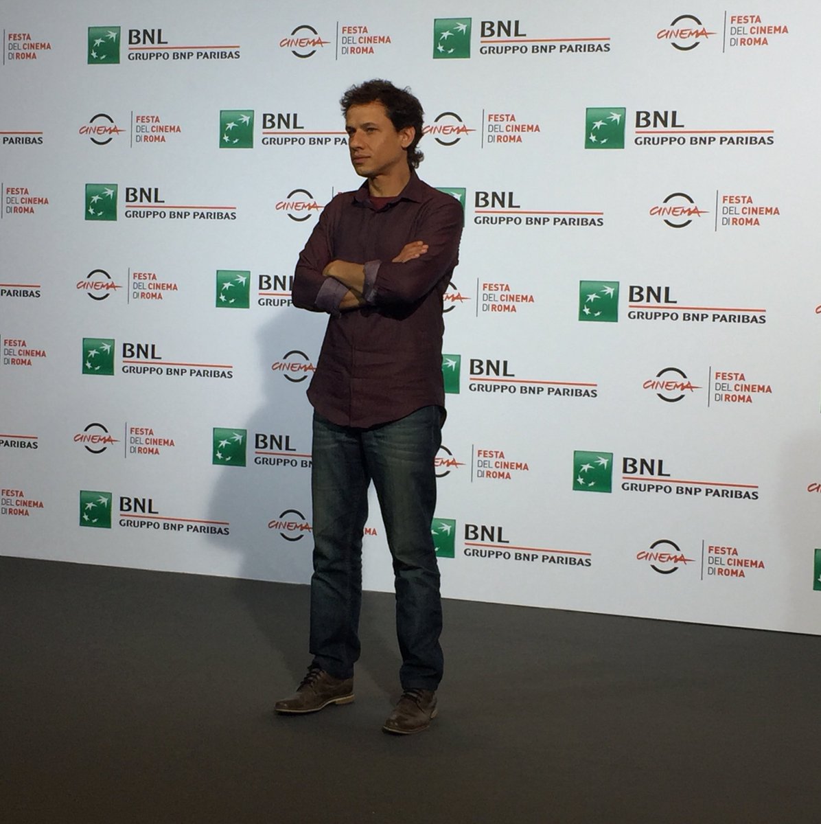 SUniversalIT's tweet photo. #RodrigoGrande, regista di #AlFinalDelTùnel al @romacinemafest. #RomaFF11 https://t.co/OYzWstQuqv