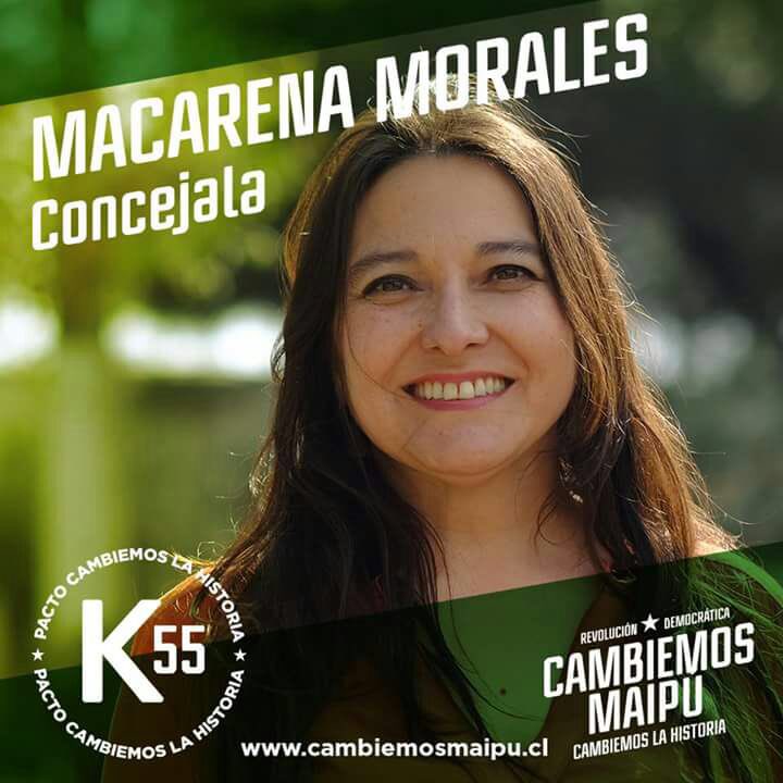 javiparada's tweet image. Este domingo en Maipu vota por @MacarenaMaipu, vota #k55, vota por @RDemocratica