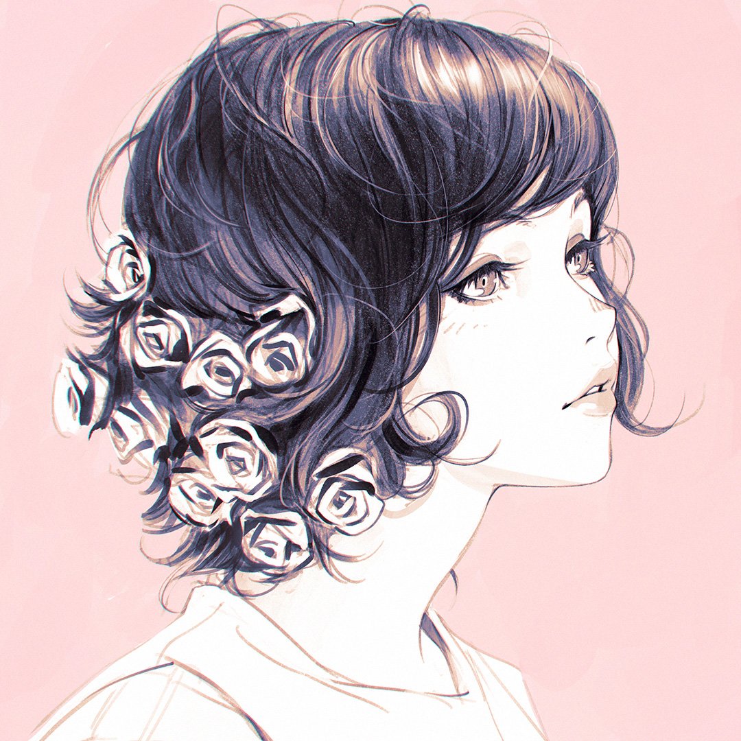 Kuvshinov_Ilya's tweet photo. momoiro series triptych https://t.co/A4BHES0x5g https://t.co/NaYJm85yzV